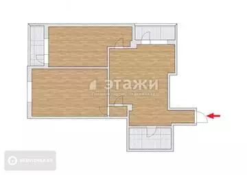 72 м², 3-комнатная квартира, этаж 4 из 25, 72 м², изображение - 7