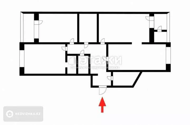 130 м², 3-комнатная квартира, этаж 3 из 6, 130 м², изображение - 1