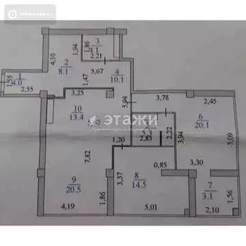 103 м², 3-комнатная квартира, этаж 23 из 36, 103 м², изображение - 10