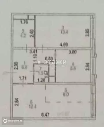 54 м², 3-комнатная квартира, этаж 8 из 12, 54 м², изображение - 17