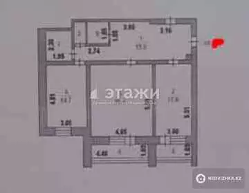 89.2 м², 2-комнатная квартира, этаж 8 из 9, 89 м², изображение - 7