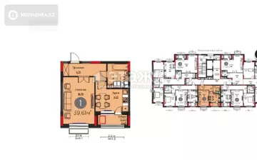 41 м², 1-комнатная квартира, этаж 12 из 16, 41 м², изображение - 6