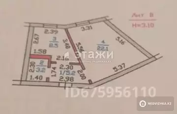 39 м², 2-комнатная квартира, этаж 1 из 5, 39 м², изображение - 15