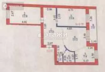 71.2 м², 3-комнатная квартира, этаж 7 из 13, 71 м², изображение - 29