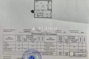 54 м², 2-комнатная квартира, этаж 6 из 16, 54 м², изображение - 9