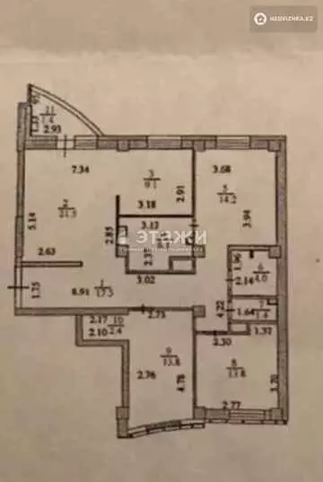 110 м², 4-комнатная квартира, этаж 12 из 14, 110 м², изображение - 10