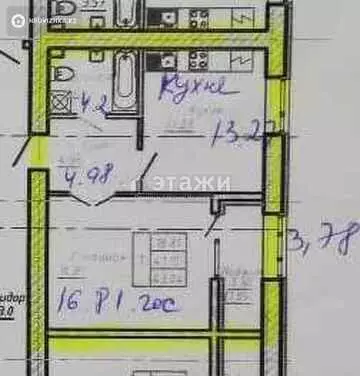 43.04 м², 1-комнатная квартира, этаж 9 из 11, 43 м², изображение - 23