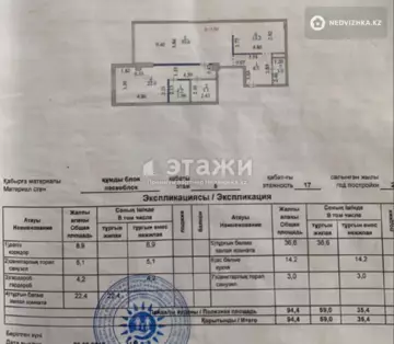 95 м², 2-комнатная квартира, этаж 5 из 14, 95 м², изображение - 13