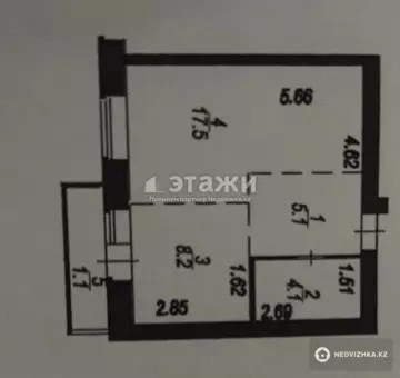 37 м², 1-комнатная квартира, этаж 3 из 5, 37 м², изображение - 10