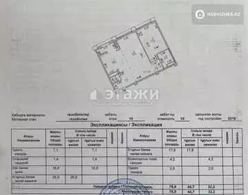 76.9 м², 2-комнатная квартира, этаж 10 из 10, 77 м², изображение - 24