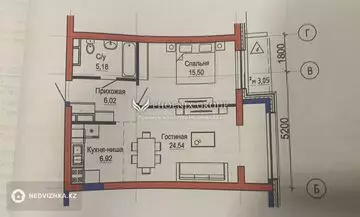 59.2 м², 2-комнатная квартира, этаж 5 из 6, 59 м², изображение - 12