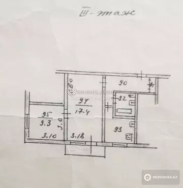 43 м², 2-комнатная квартира, этаж 3 из 5, 43 м², изображение - 10