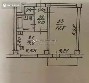 36 м², 1-комнатная квартира, этаж 2 из 9, 36 м², изображение - 7