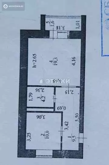 45 м², 1-комнатная квартира, этаж 2 из 9, 45 м², изображение - 12