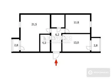 102 м², 4-комнатная квартира, этаж 2 из 9, 102 м², изображение - 21