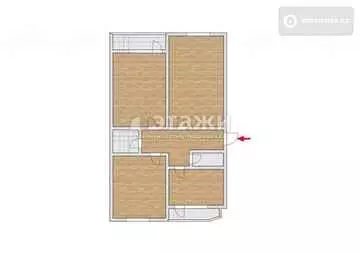 90 м², 3-комнатная квартира, этаж 5 из 5, 90 м², изображение - 6