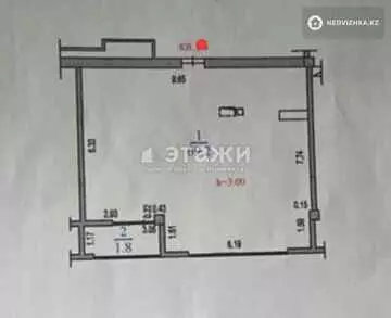 2-комнатная квартира, этаж 4 из 12, 70 м²