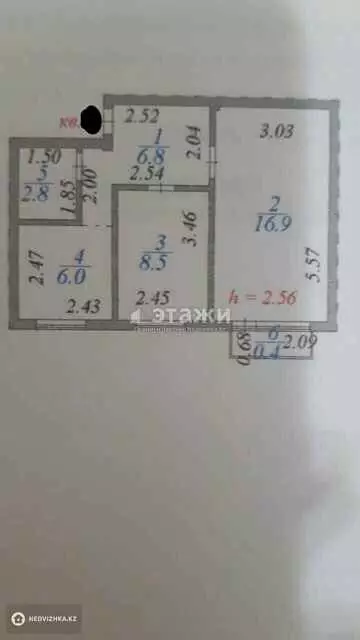 40.2 м², 2-комнатная квартира, этаж 2 из 3, 40 м², изображение - 13