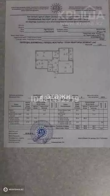 3-комнатная квартира, этаж 2 из 17, 108 м²