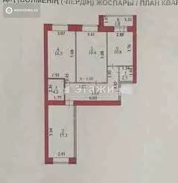 86.4 м², 3-комнатная квартира, этаж 10 из 12, 86 м², изображение - 6