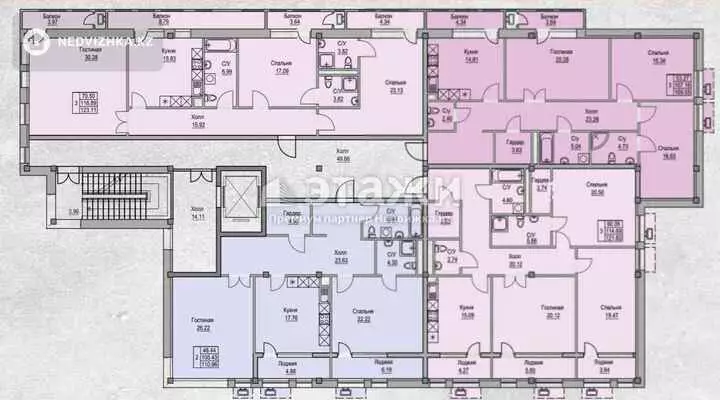 123.15 м², 3-комнатная квартира, этаж 10 из 12, 123 м², изображение - 1