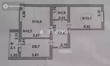 50 м², 2-комнатная квартира, этаж 3 из 9, 50 м², изображение - 19