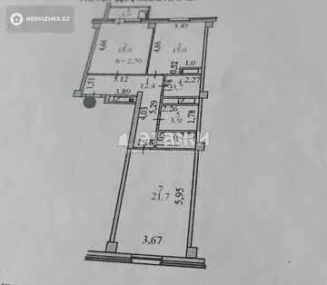 78 м², 2-комнатная квартира, этаж 8 из 12, 78 м², изображение - 13