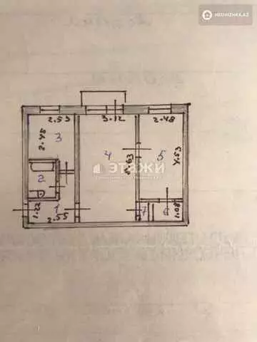 45.3 м², 2-комнатная квартира, этаж 4 из 5, 45 м², изображение - 9