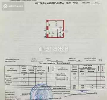 38 м², 1-комнатная квартира, этаж 10 из 11, 38 м², изображение - 10