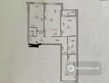 99 м², 3-комнатная квартира, этаж 8 из 16, 99 м², изображение - 5