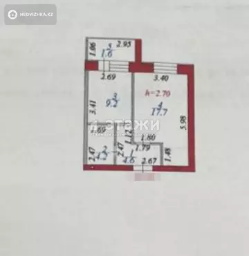 37.3 м², 1-комнатная квартира, этаж 1 из 8, 37 м², изображение - 25