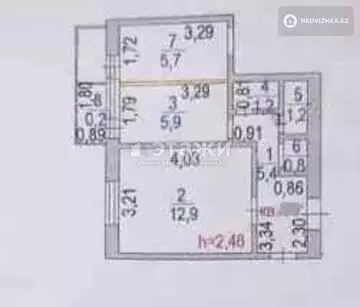 20.3 м², 1-комнатная квартира, этаж 5 из 5, 20 м², изображение - 0