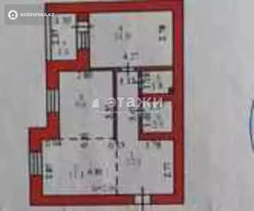 50.6 м², 2-комнатная квартира, этаж 5 из 5, 51 м², изображение - 0