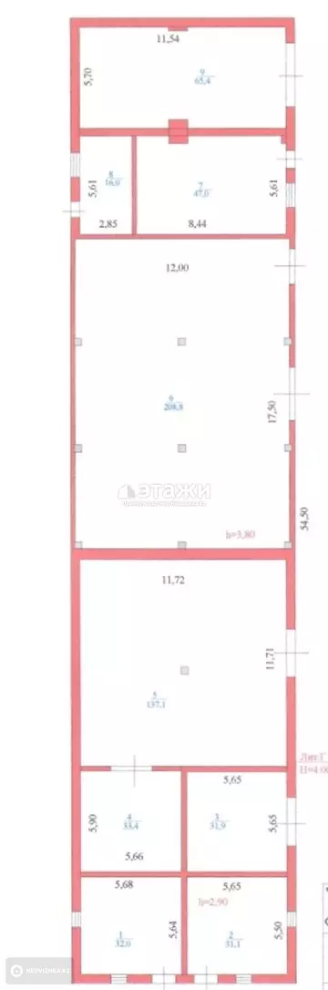 4966 м², Офисное помещение, этаж 1 из 2, 4 966 м², изображение - 55