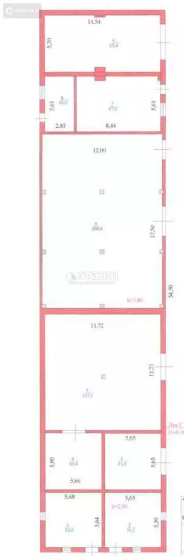 4966 м², Офисное помещение, этаж 1 из 2, 4 966 м², изображение - 58