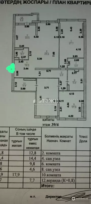 165 м², 4-комнатная квартира, этаж 4 из 39, 165 м², изображение - 14