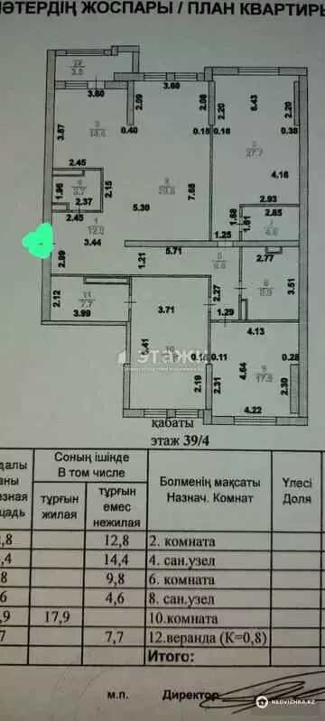 165 м², 4-комнатная квартира, этаж 4 из 39, 165 м², изображение - 15