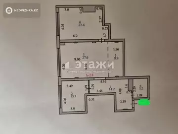 91.4 м², 3-комнатная квартира, этаж 27 из 36, 91 м², изображение - 4