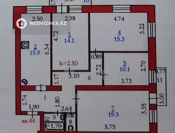 4-комнатная квартира, этаж 5 из 5, 94 м²