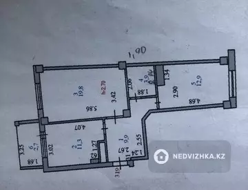 64 м², 2-комнатная квартира, этаж 14 из 16, 64 м², изображение - 9