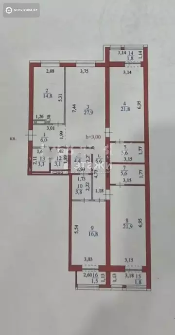 144 м², 4-комнатная квартира, этаж 2 из 6, 144 м², изображение - 27