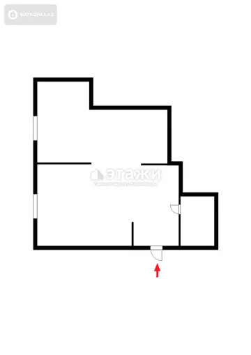 56 м², 1-комнатная квартира, этаж 24 из 36, 56 м², изображение - 5