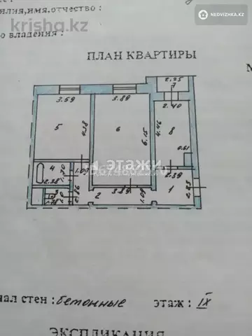 69 м², 2-комнатная квартира, этаж 9 из 9, 69 м², изображение - 19