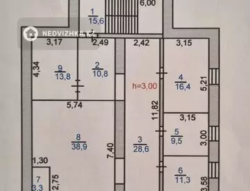 611.3 м², Помещение, 4 этажа, 611 м², изображение - 36