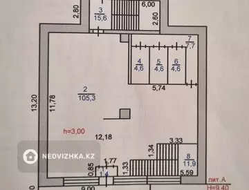 611.3 м², Помещение, 4 этажа, 611 м², изображение - 37