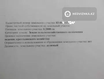 0 м², Участок 20.0 соток, изображение - 0