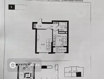 40 м², 1-комнатная квартира, этаж 1 из 12, 40 м², изображение - 11