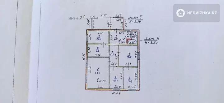 95 м², 6-комнатный дом, 6 соток, 95 м², изображение - 1