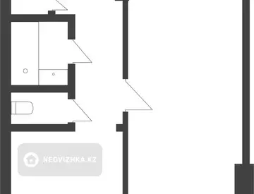 33 м², 1-комнатная квартира, этаж 5 из 5, 33 м², изображение - 2