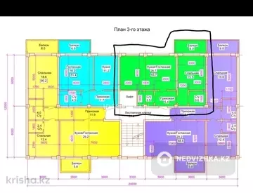 65.7 м², 2-комнатная квартира, этаж 1 из 3, 66 м², изображение - 6